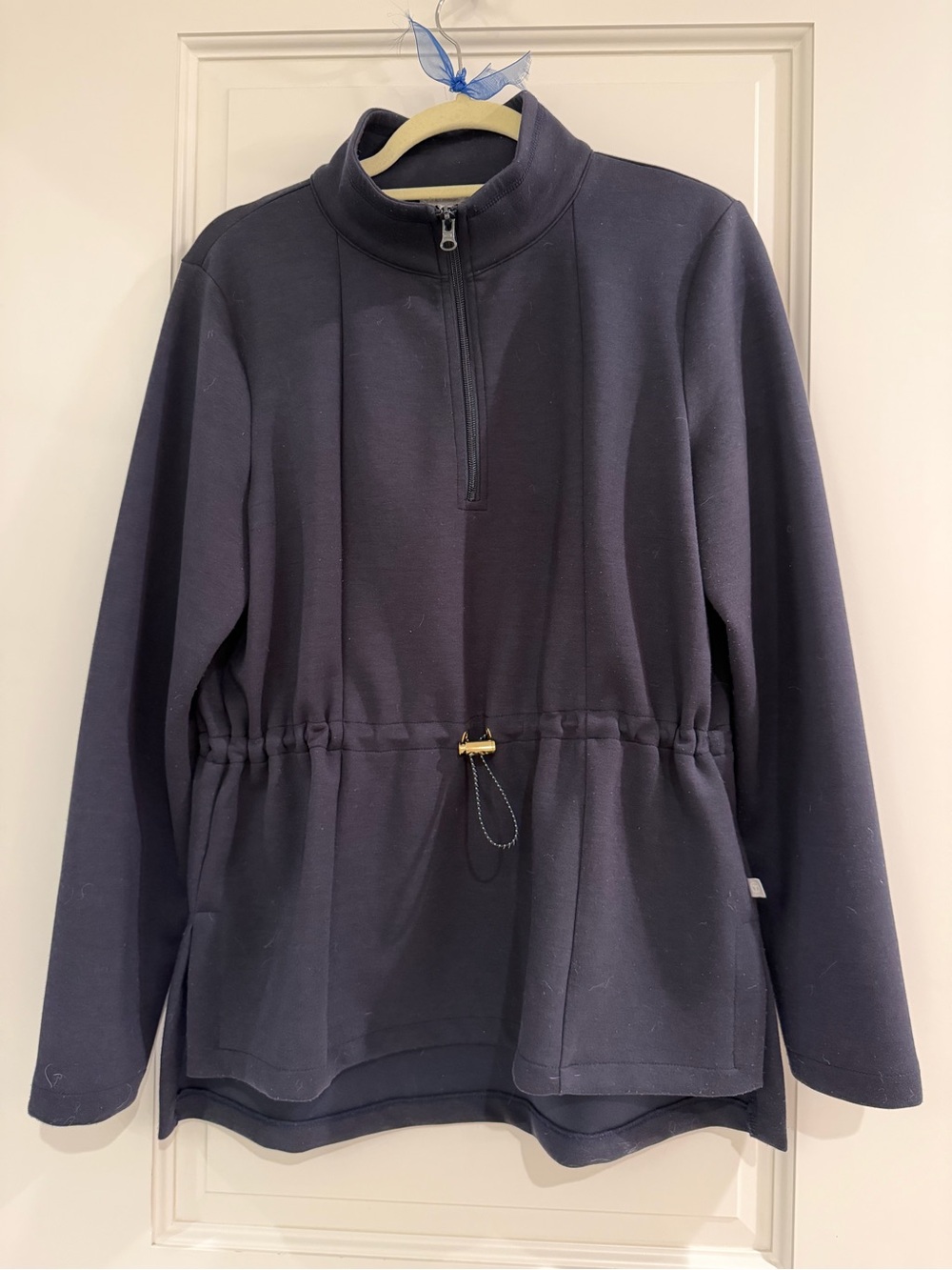 T by Talbots Navy Pullover Top